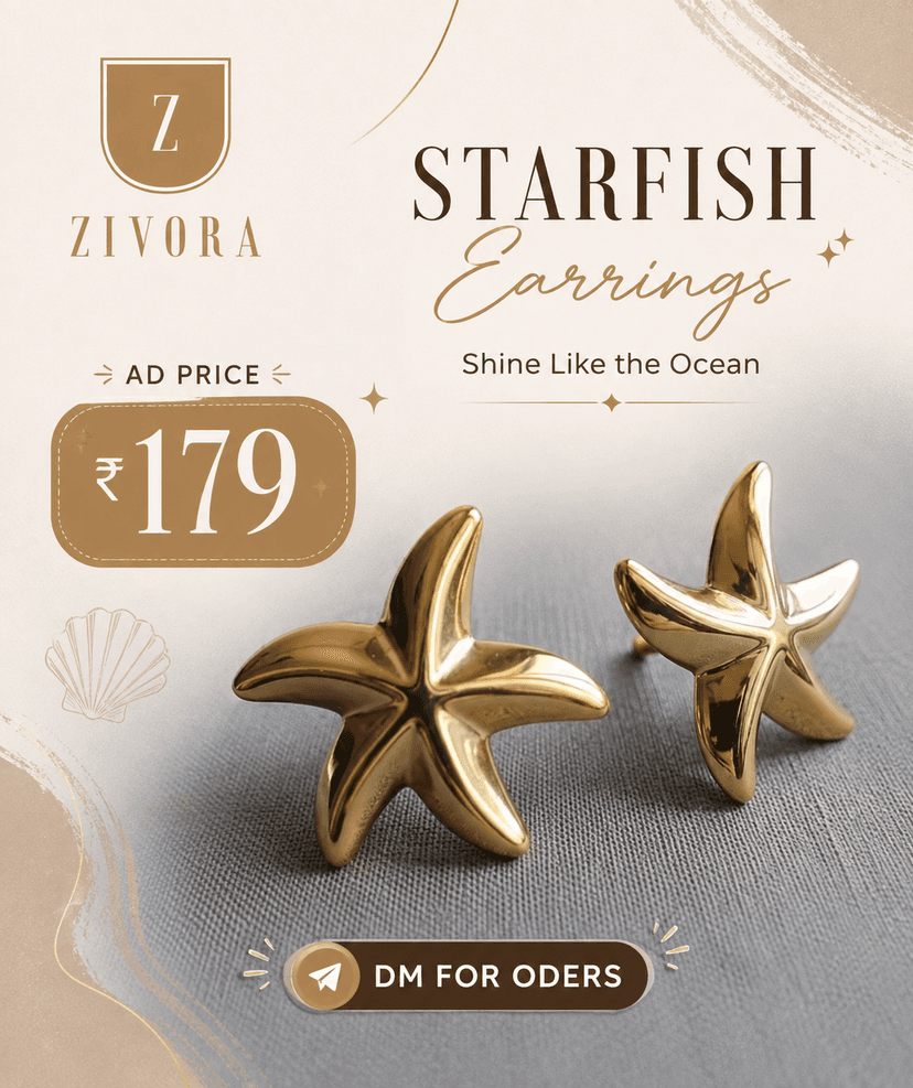 Star fish earings