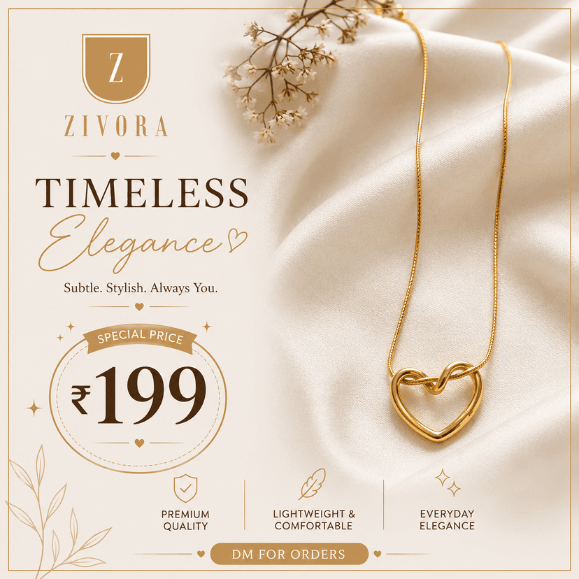 Heart shape pendant necklace