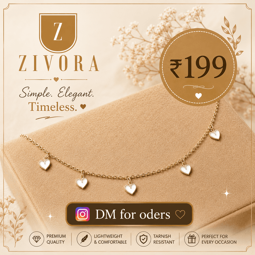 Heart shape pendant necklace